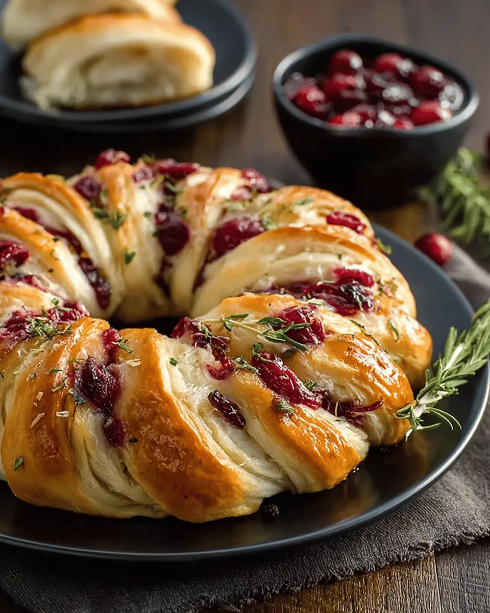 Turkey Cranberry Crescent Ring Recipe: Easy Holiday Delight