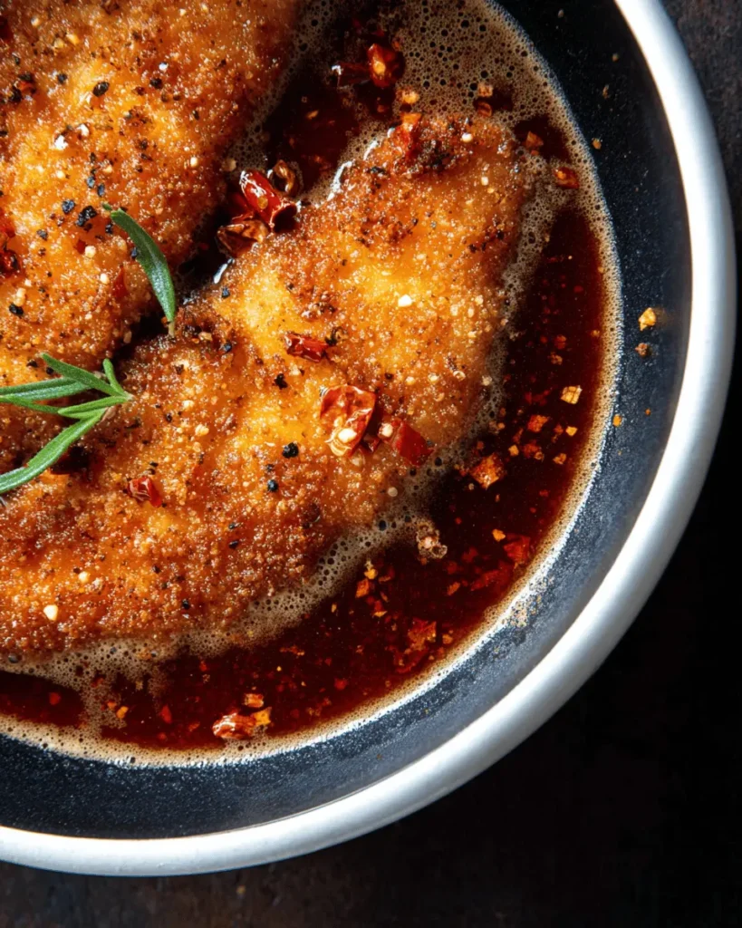 Baked Crunchy Hot Honey Chicken First Image