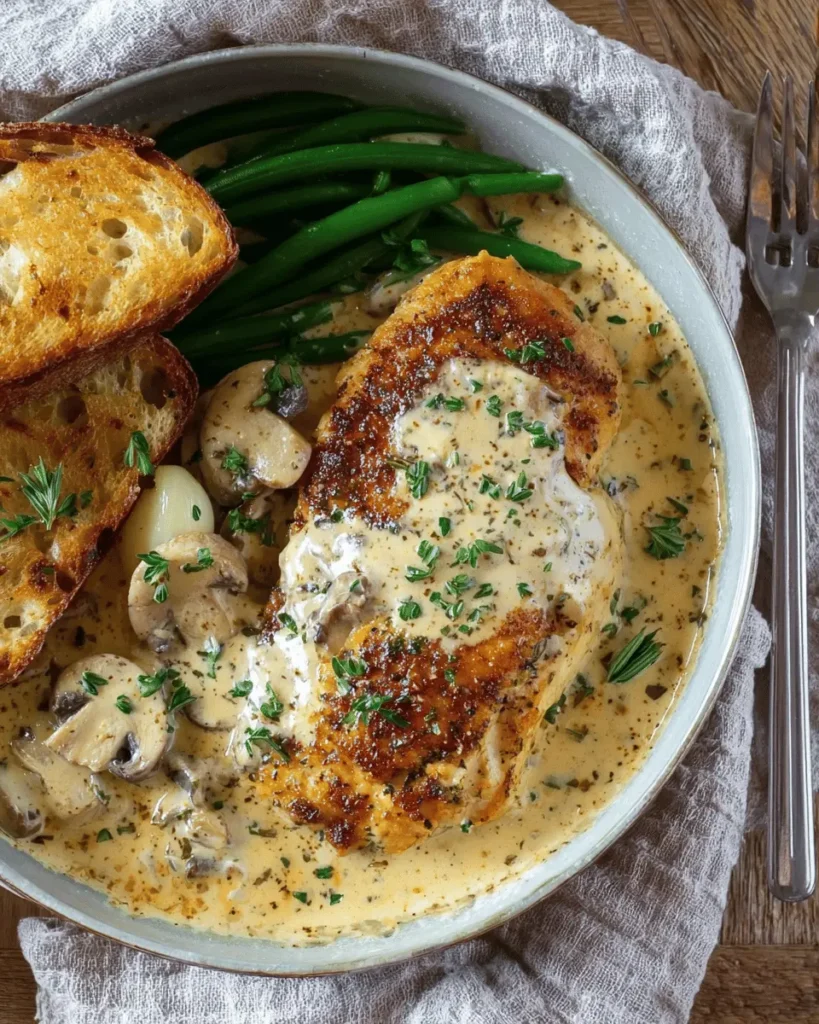 Creamy Garlic Chicken First Image